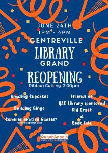 Centreville re-opening flyer