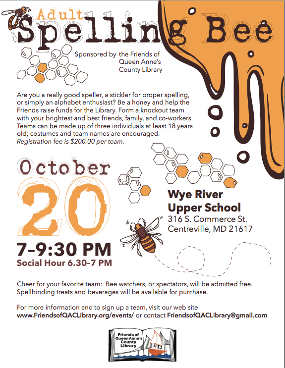 spelling-bee-teams-forming-now-friends-of-queen-anne-s-county-library